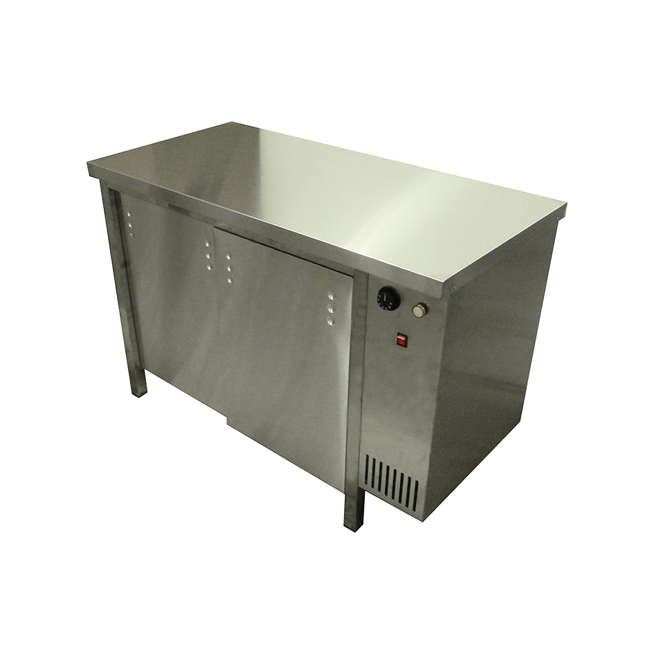 Стол-тумба ПРОФИ тепловой без борта ЦМИ 1200x600x870 двери с 2-х сторон