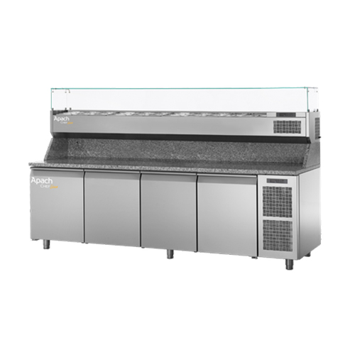 Стол холодильный для пиццы Apach Chef Line LTPZ1111TUD32 GN 1/4